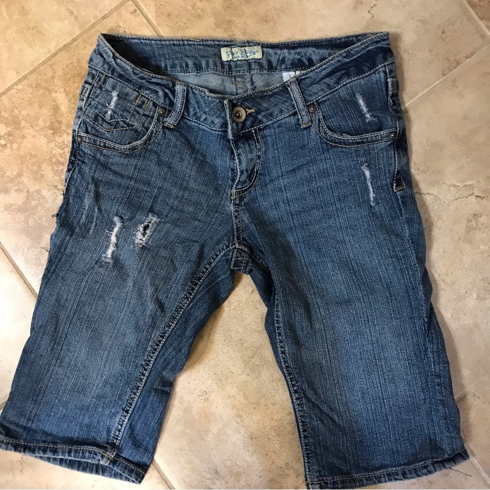 ▪️Paris Blues Distressed Denim Shorts